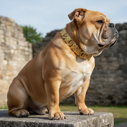 Titanium Stainless Steel Bull Dog Full Head Collar