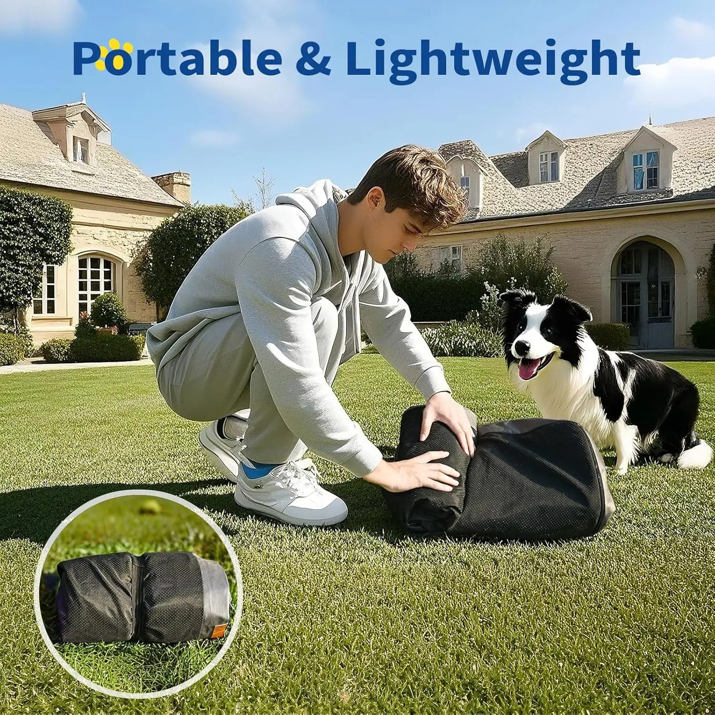 Lightweights Portable Dog Bed
