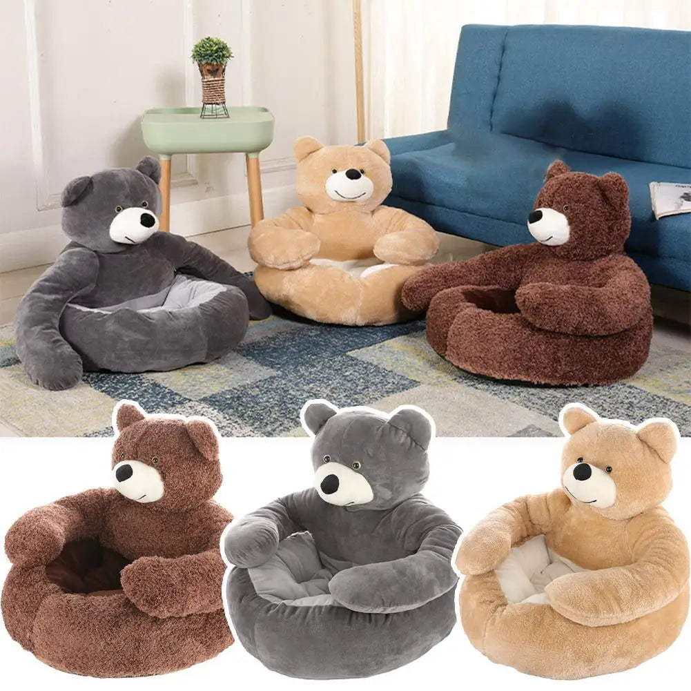 Cute Bear hug dog bed