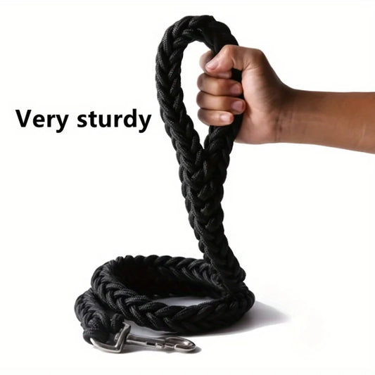 Rope dog leash for strong big dogs