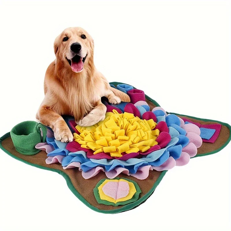 Stress relief scented dog training mat