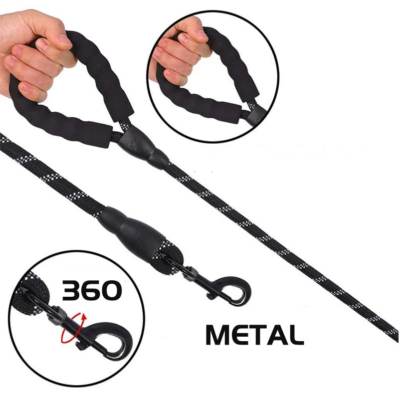Reflective Dog Leash With extra durability