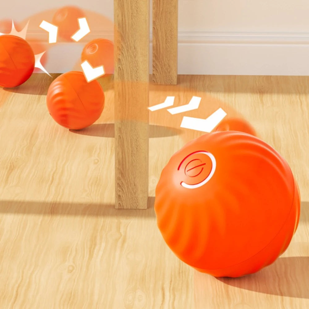 Moving reactive toy ball for dogs!