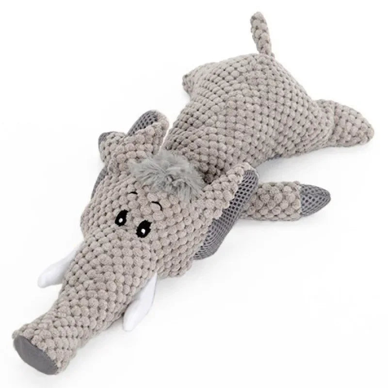 Cute animal pet molar toys