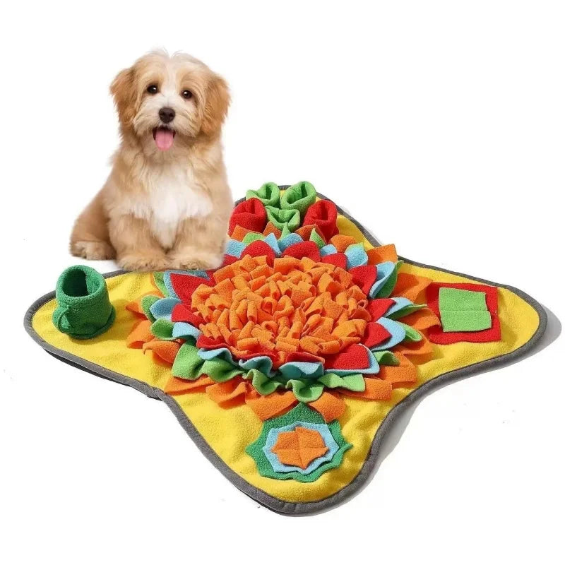 Stress relief scented dog training mat
