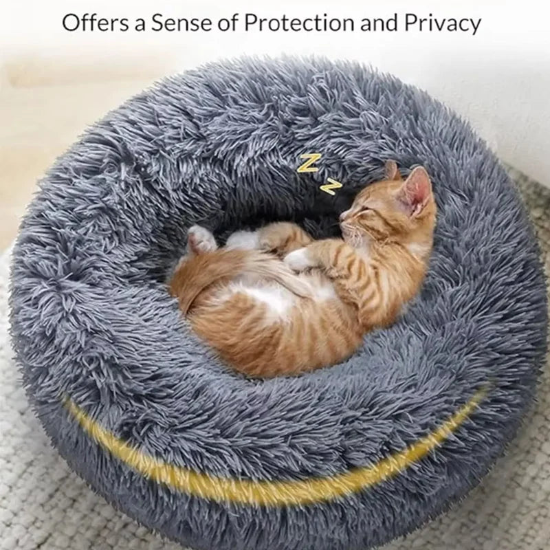 Cat/dog donut bed