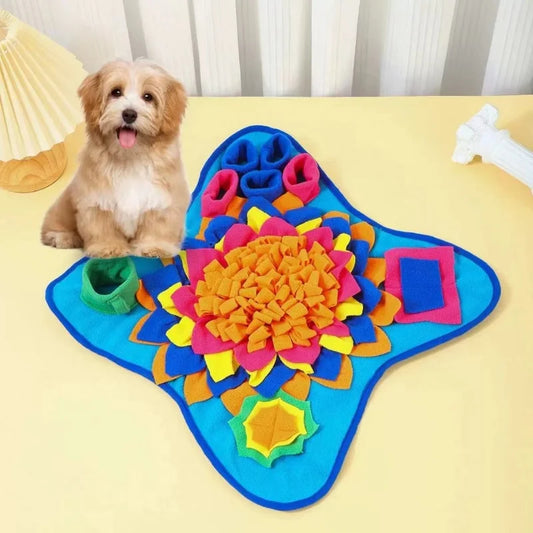 Stress relief scented dog training mat