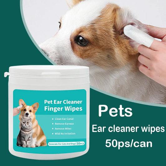 Pet ear cleaning wipes