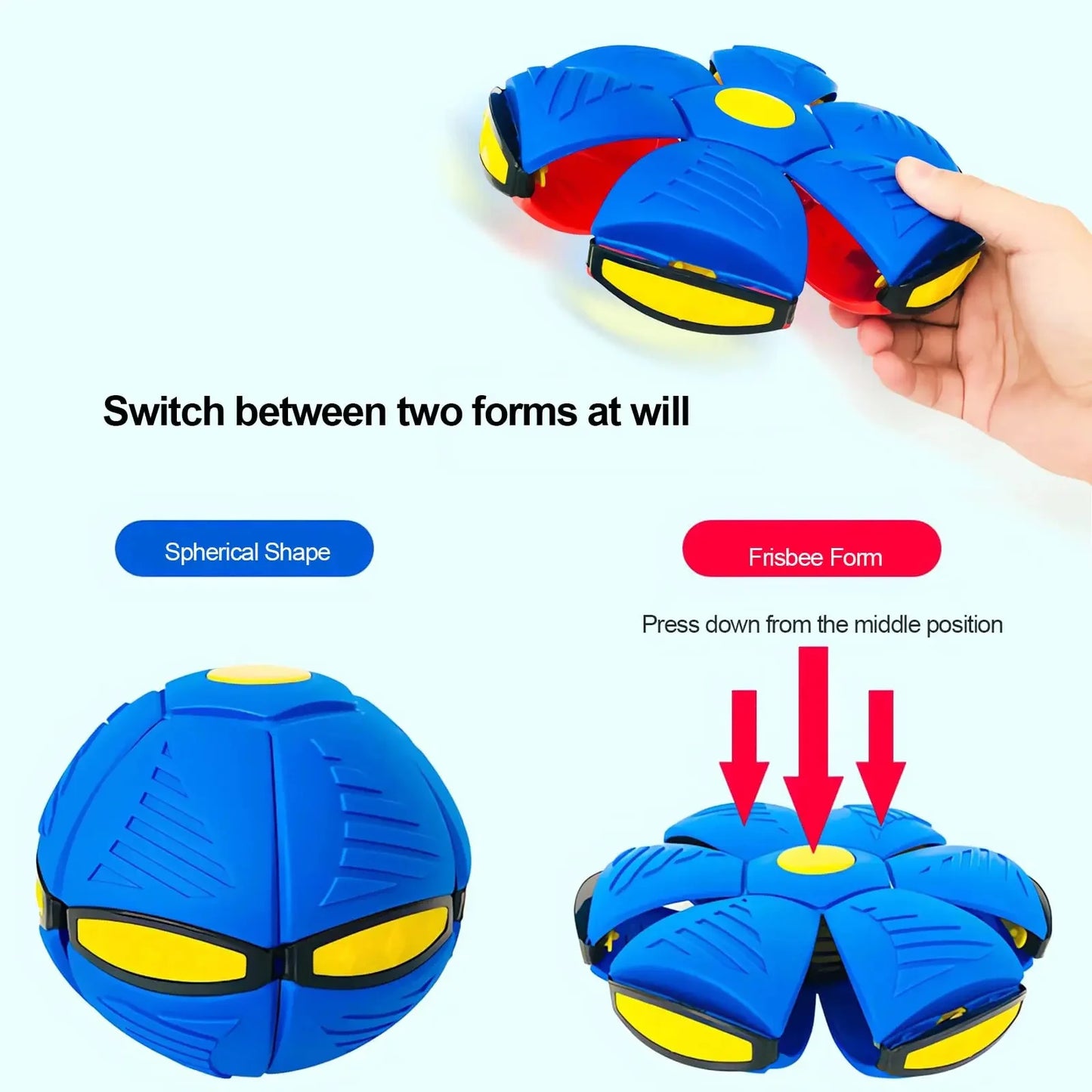 2 in 1 dog ball and frisbee