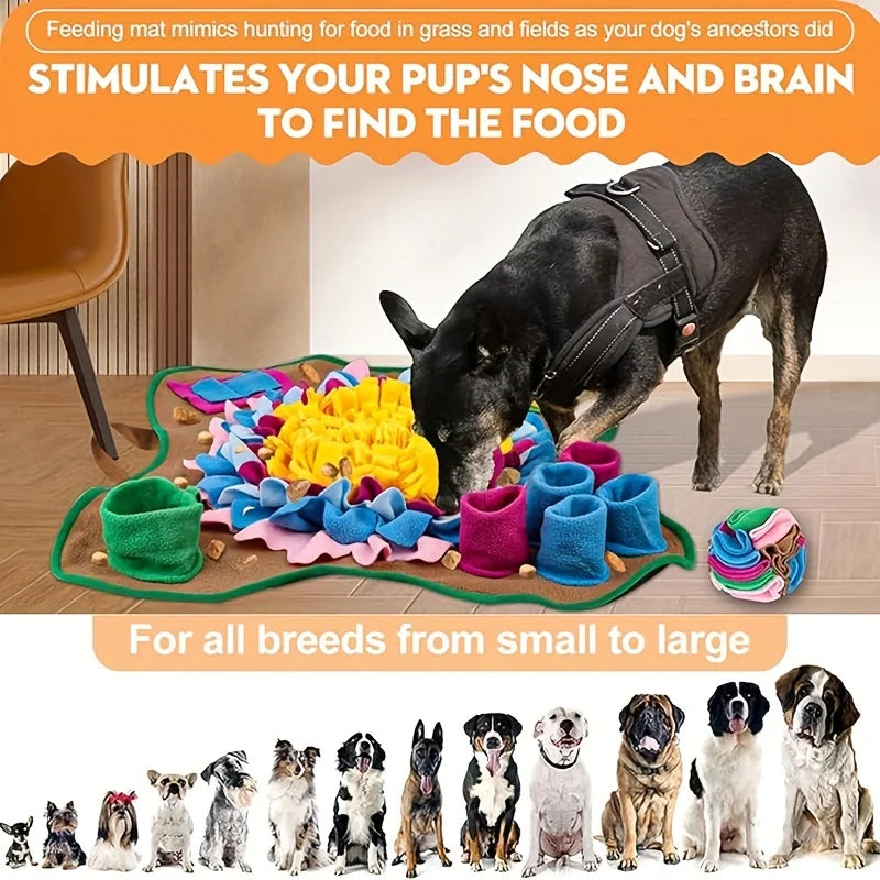 Stress relief scented dog training mat