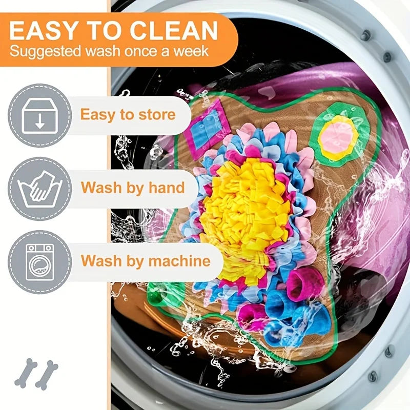 Stress relief scented dog training mat