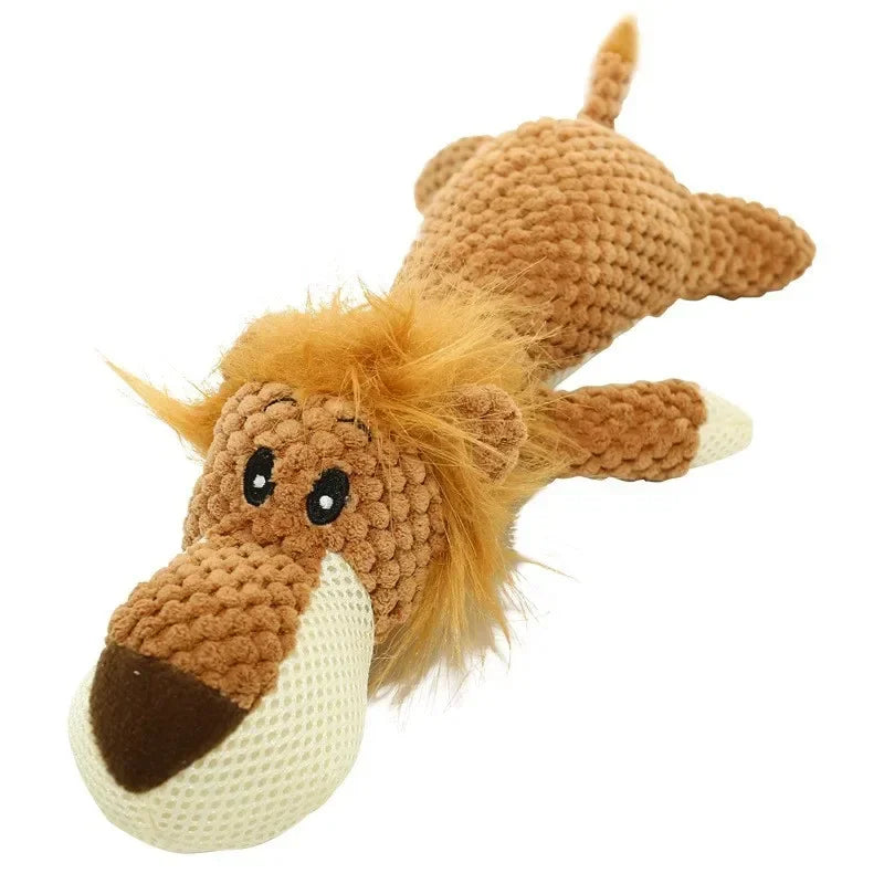 Cute animal pet molar toys