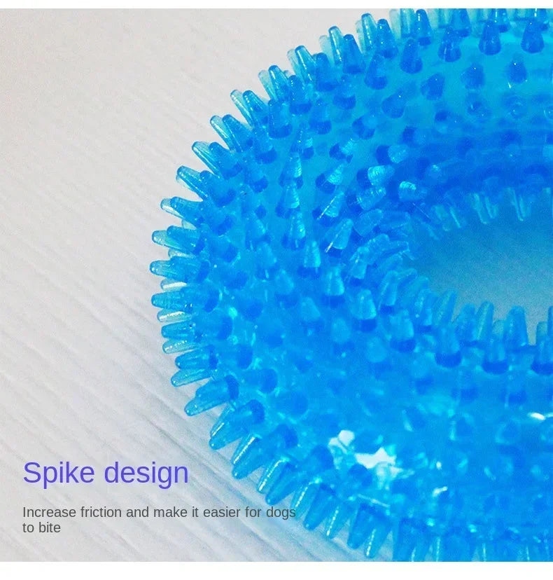 Tooth cleaning dog toy