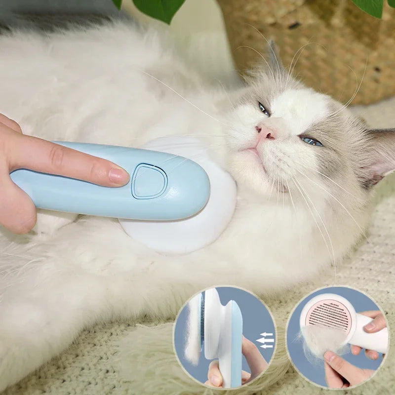 Electric pet hair comb