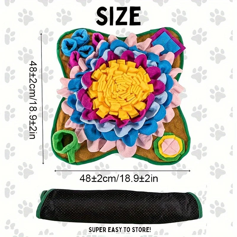 Stress relief scented dog training mat