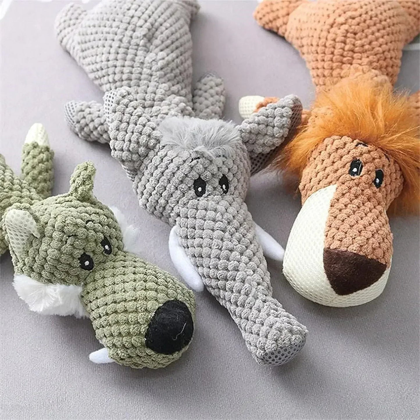 Cute animal pet molar toys