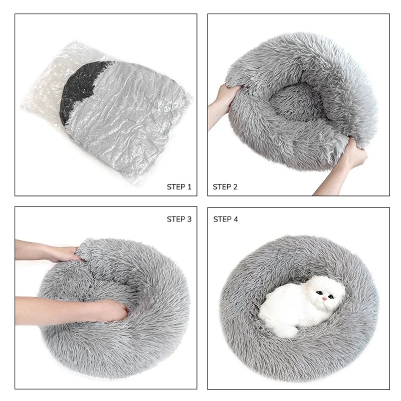 Cat/dog donut bed