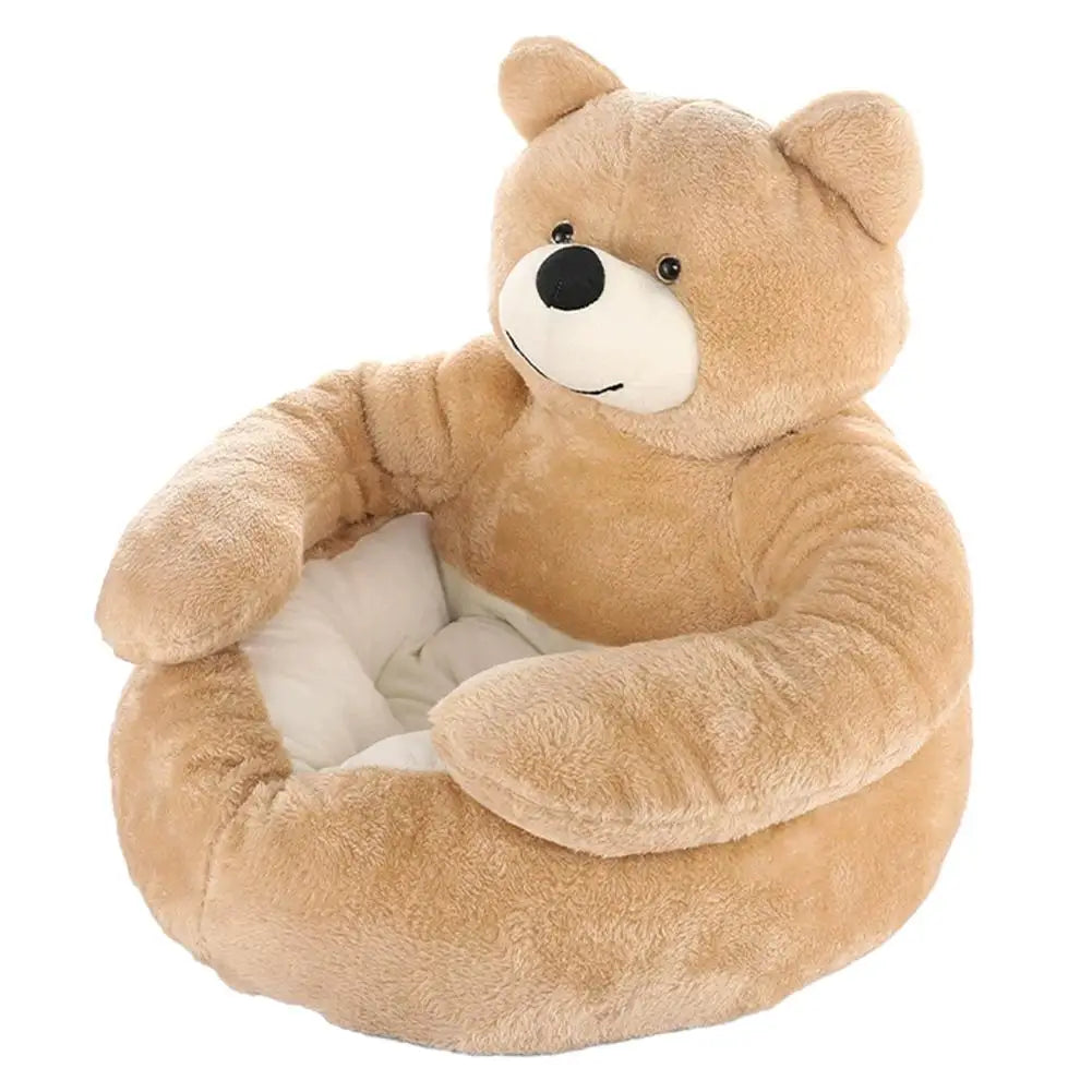 Cute Bear hug dog bed