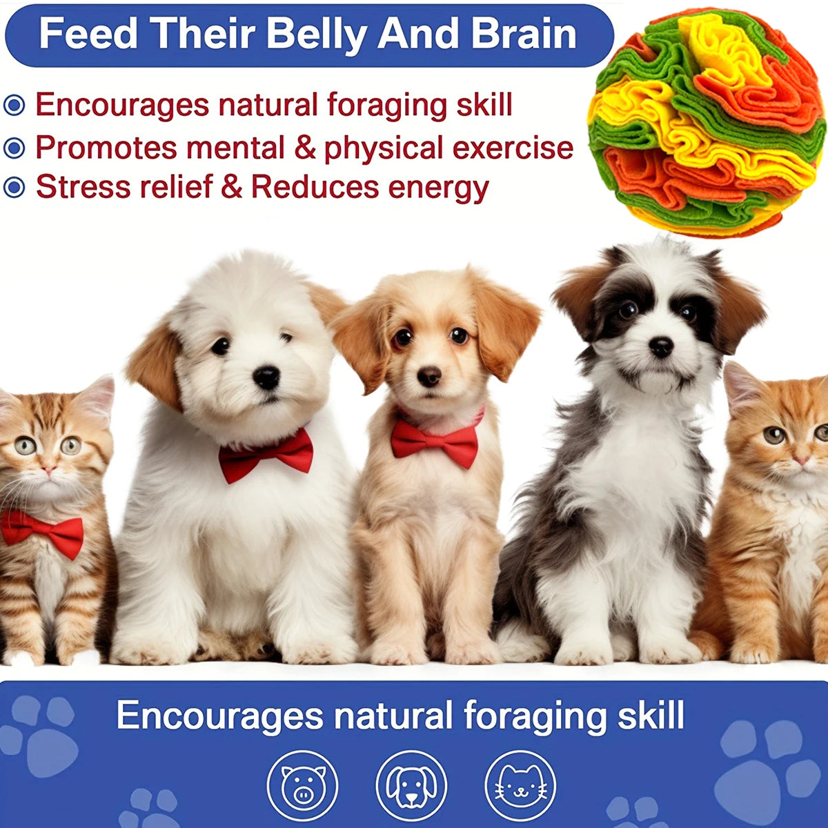 Scented dog toy ball