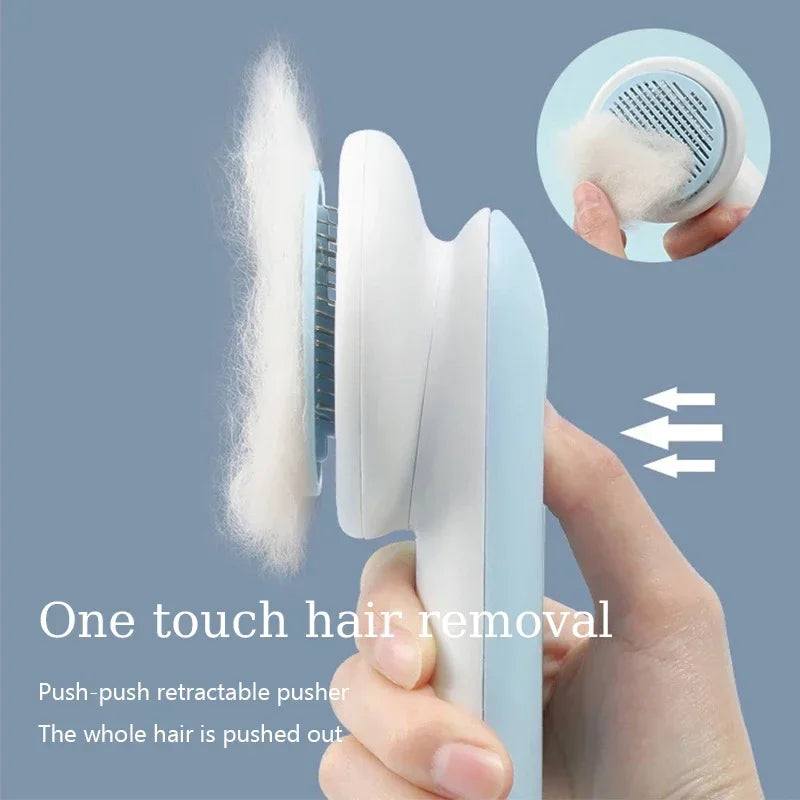 Electric pet hair comb