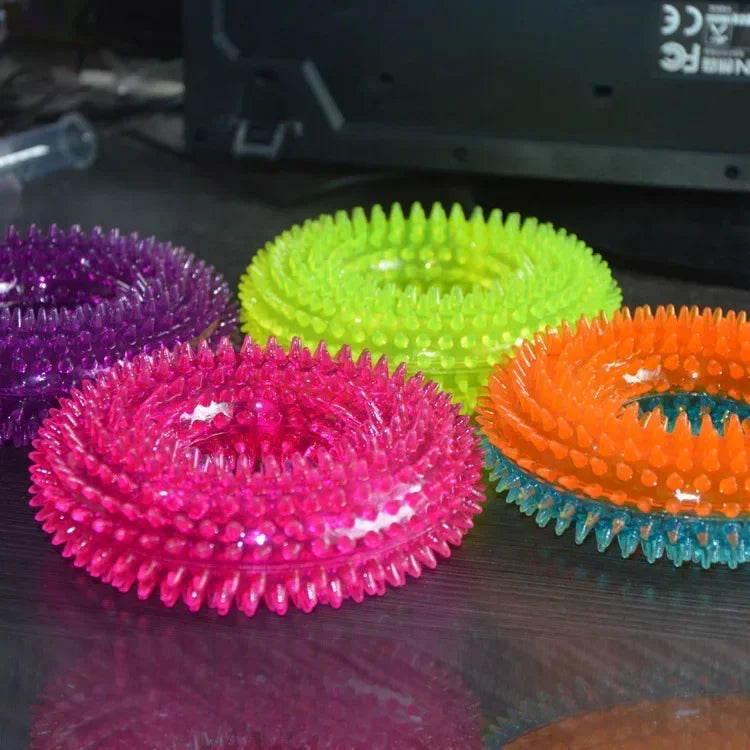 Tooth cleaning dog toy