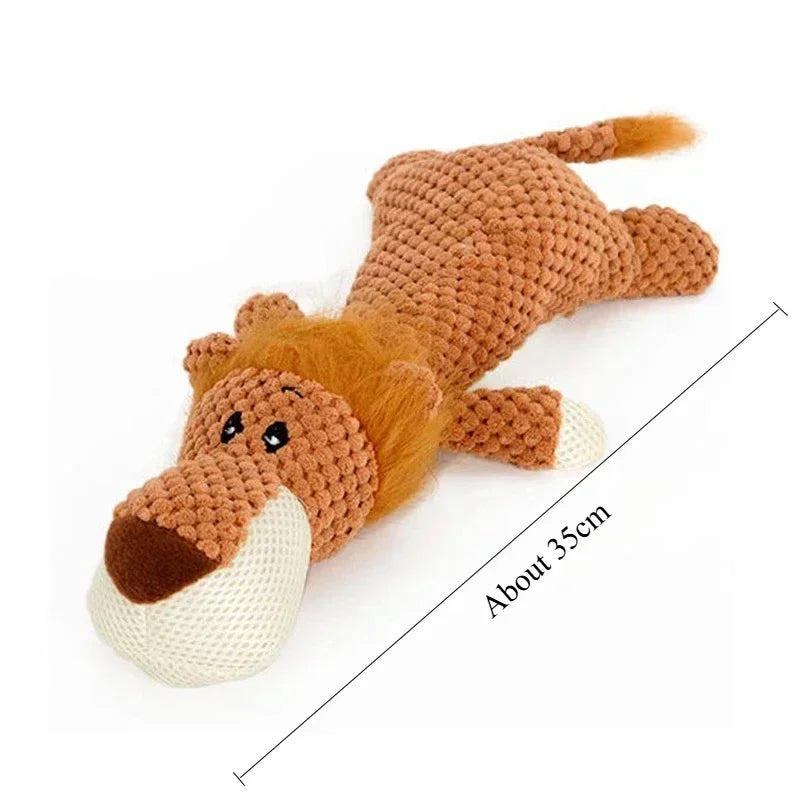 Cute animal pet molar toys