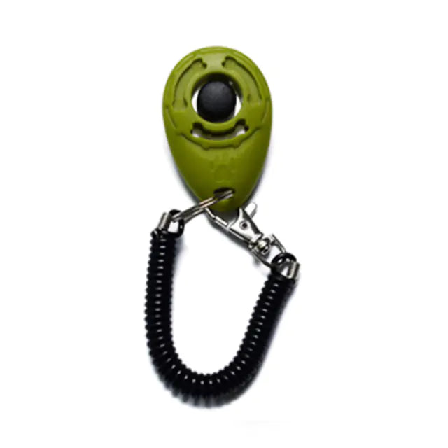 Adjustable Dog Training Clicker with Keychain Strap