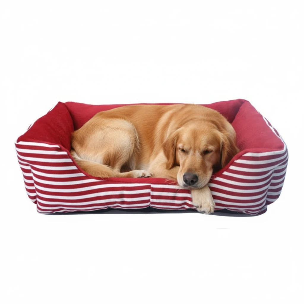 Luxury Retro Square Pet Bed and Sofa for Dogs
